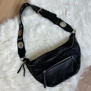 Free People Wilder Embellished Leather Sling Bag